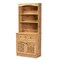 Baxton Studio Agni Modern and Contemporary Oak Brown Finished Wood Buffet and Hutch Kitchen Cabinet 189-11985-ZORO - alternate 7